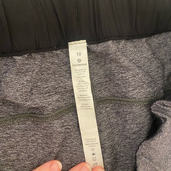 Lululemon Grey Pants Size 10 - Picture 2 of 2